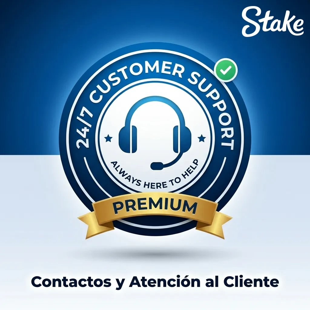 Equipo de soporte 24/7 en español: chat en vivo, email, redes sociales y centro de ayuda para usuarios de Stake